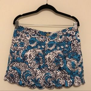 NWT Lilly Pulitzer Colette Skort Hippy Shake Sz 6